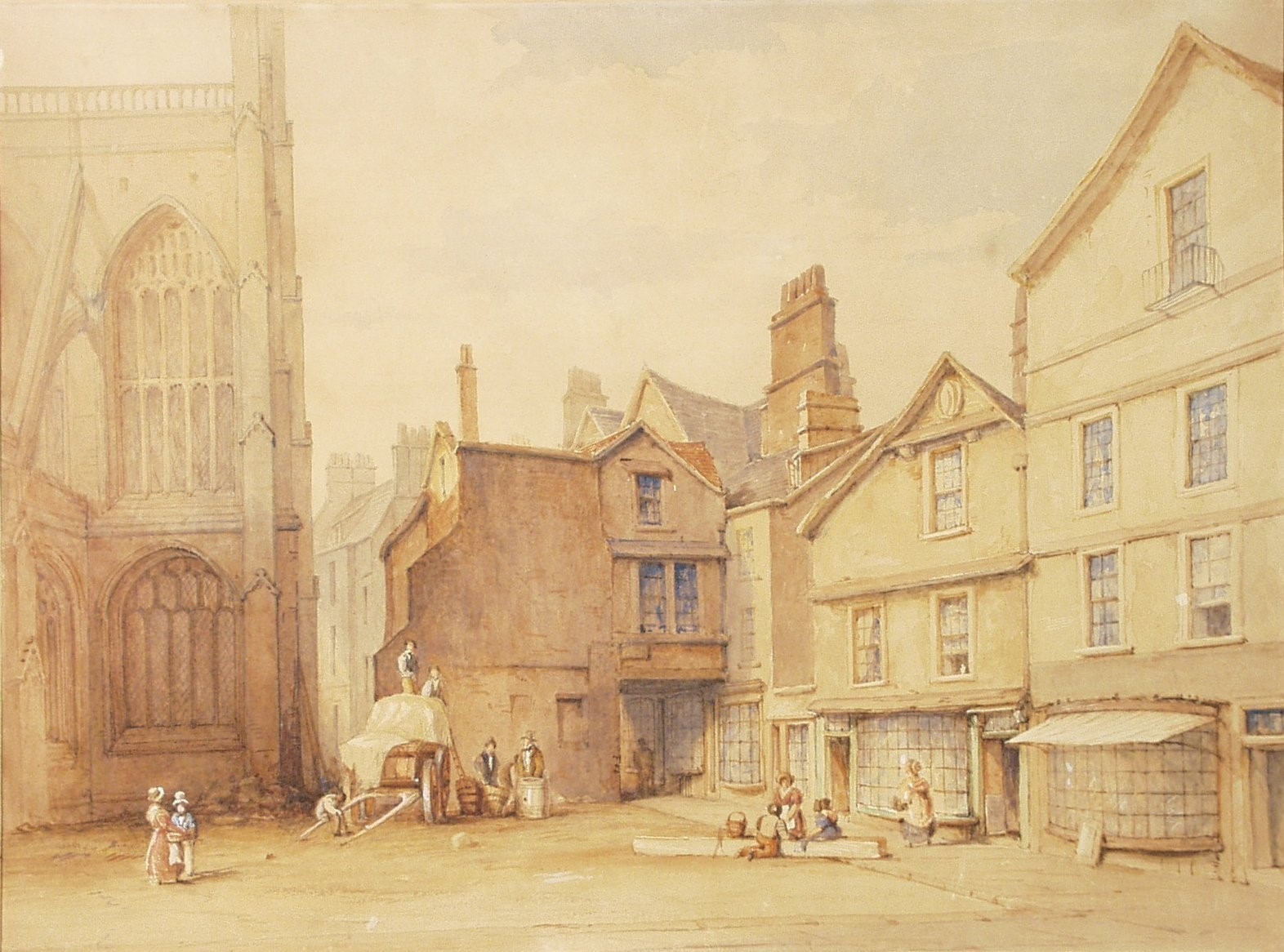 Wade's Passage. watercolour. Henry  Worsley.  c. 1840